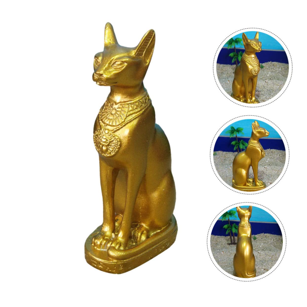 Amazon｜RUNROTOO エジプトの猫神 パグ エジプトの動物像 ヘカテ